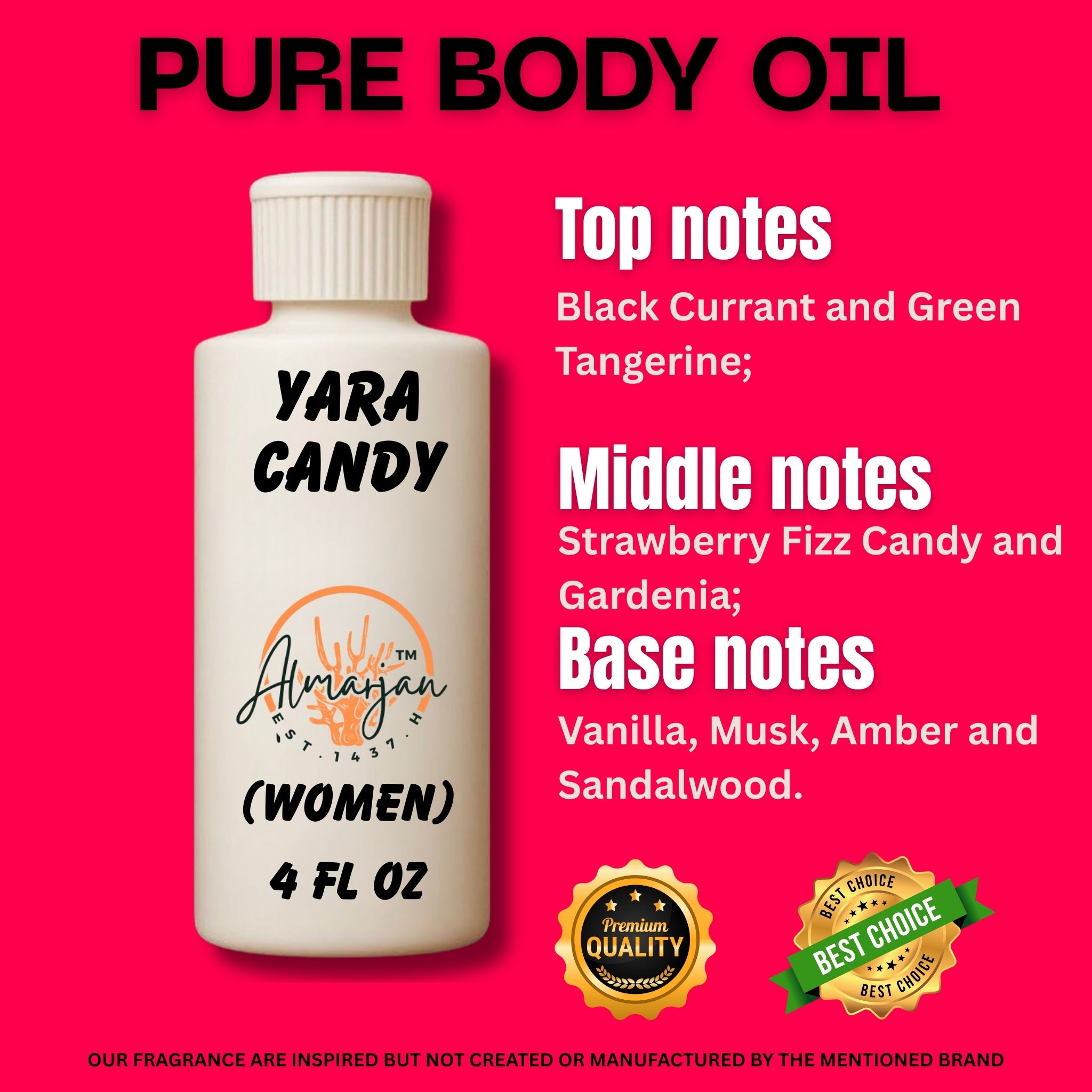 Yara Candy type Body oil