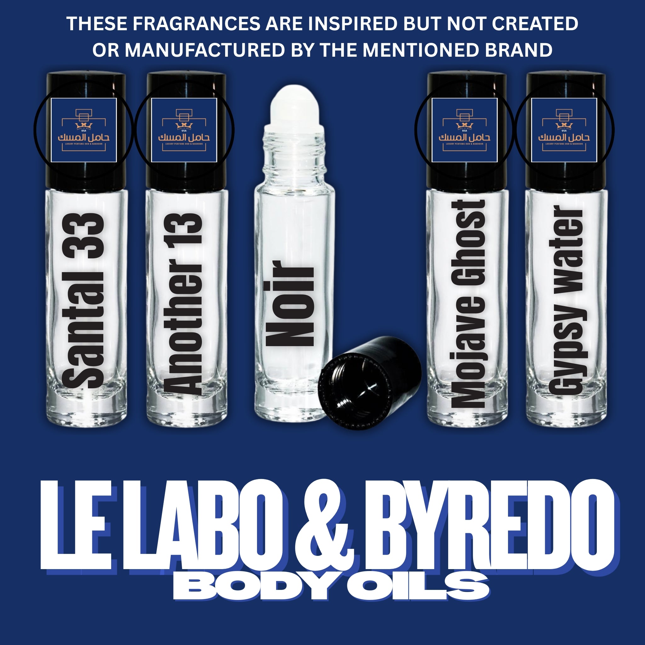 Le Labo and Byredo’s type top 5 body oils travel size