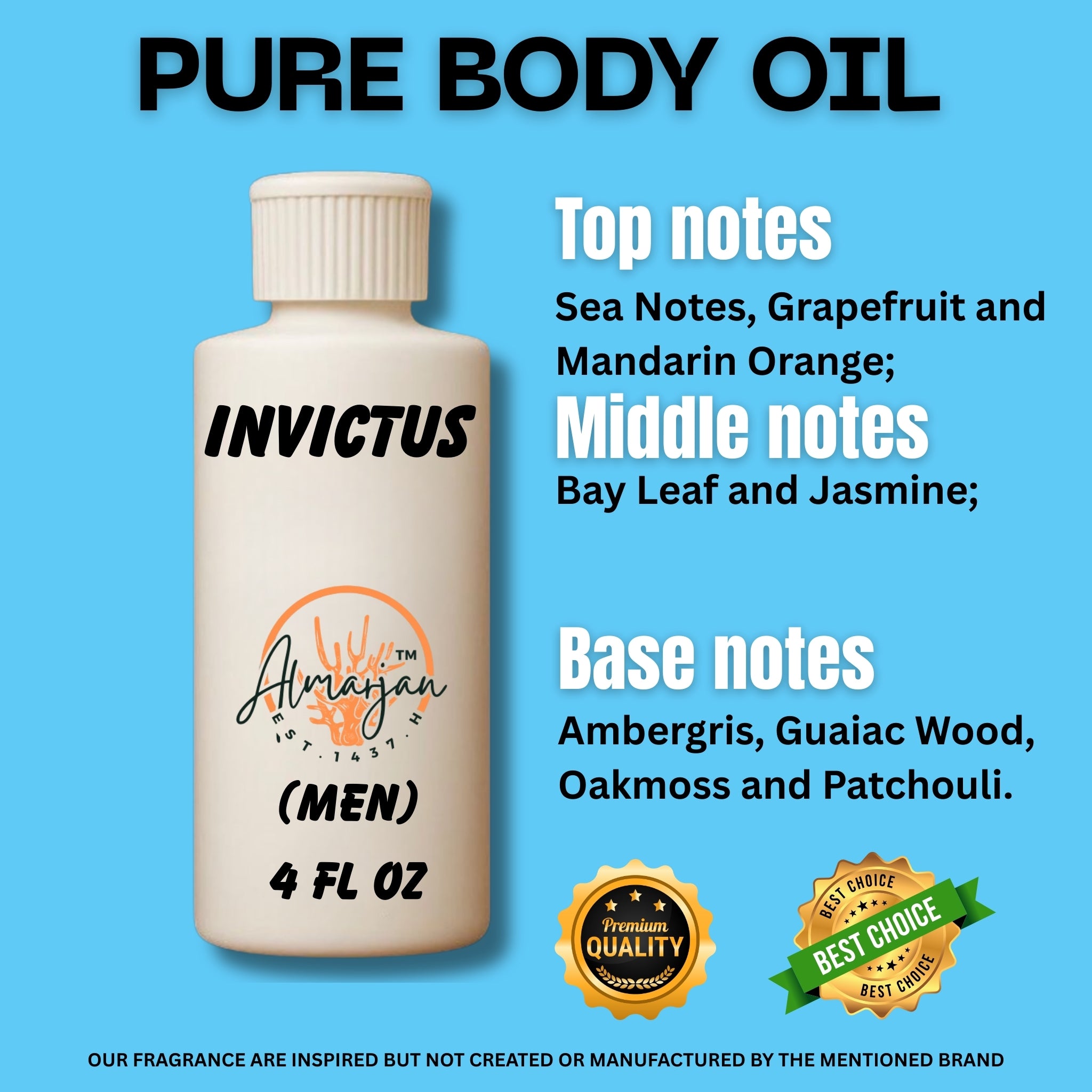 Invictus type Body Oil