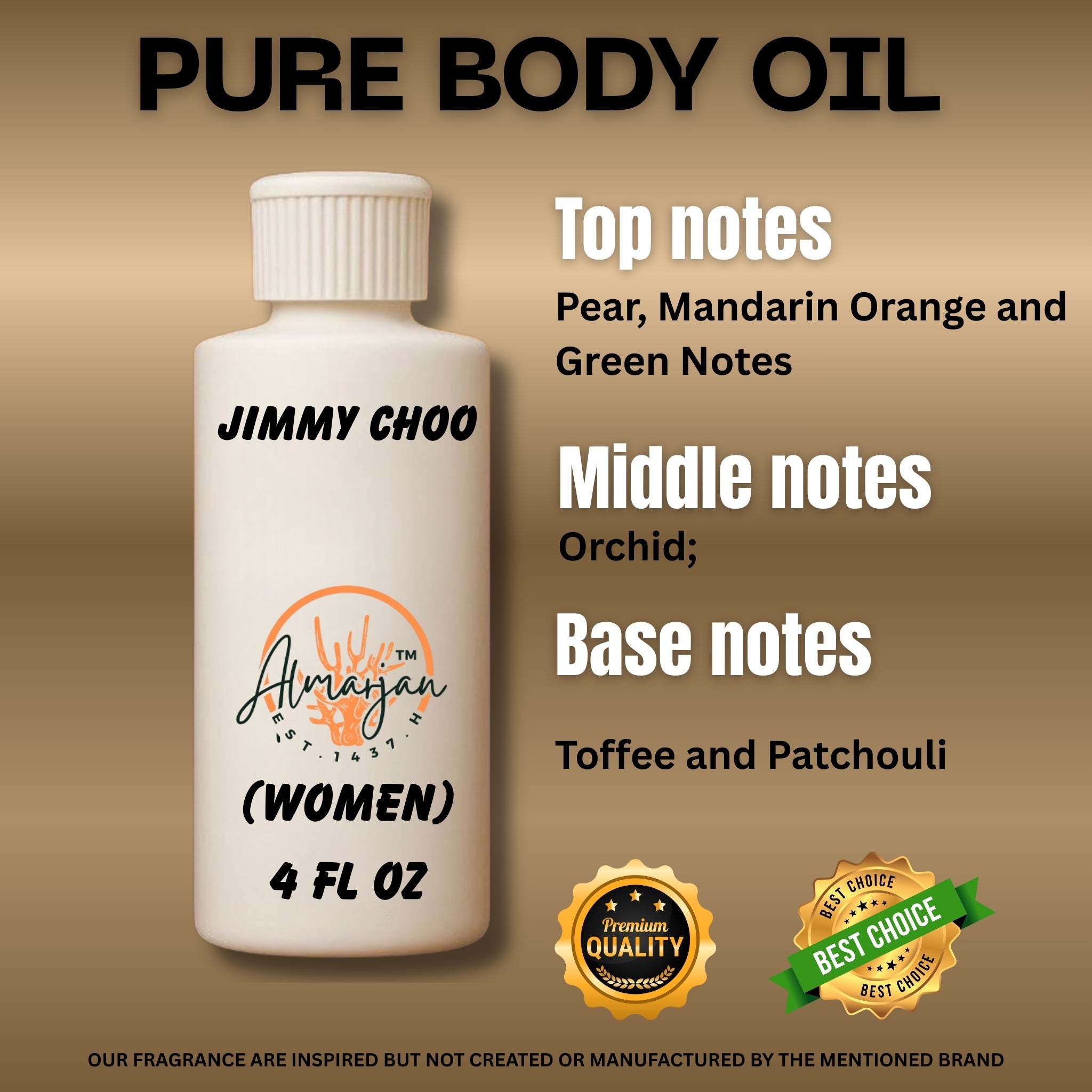 Jimmy Choo type Body oil
