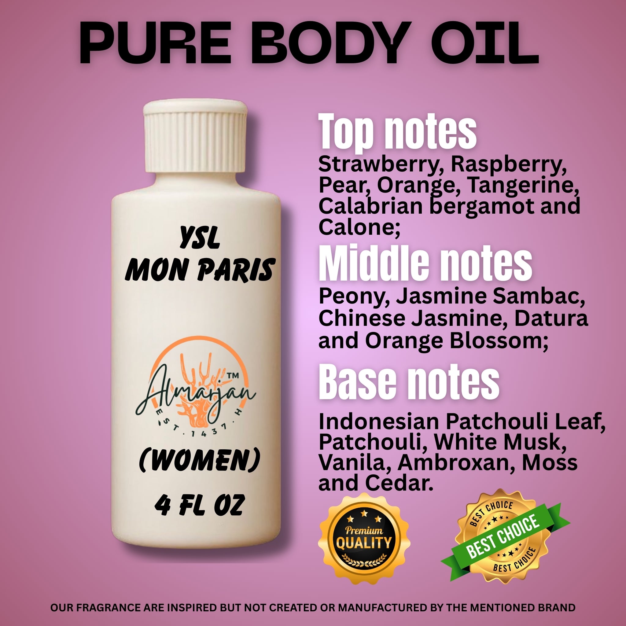 YSL Mon Paris type Body oil
