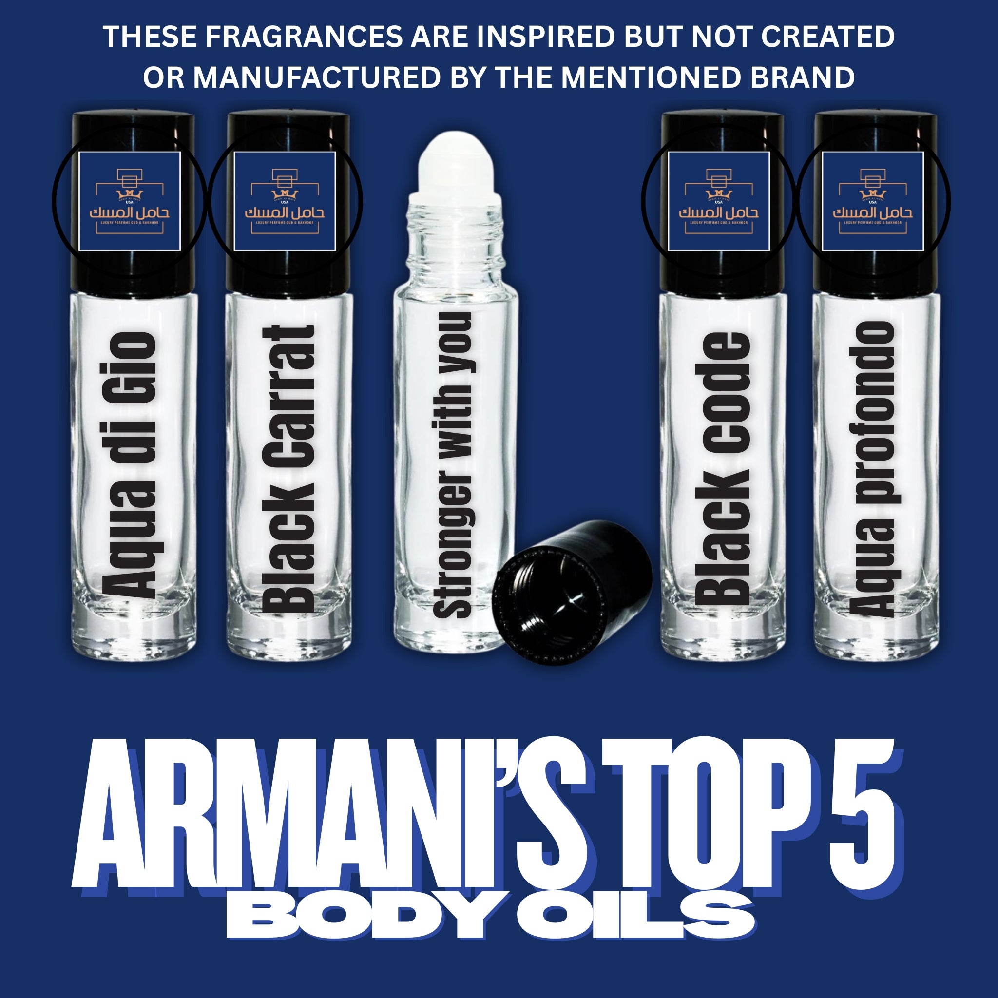 Armani’s type top 5 body oils travel size