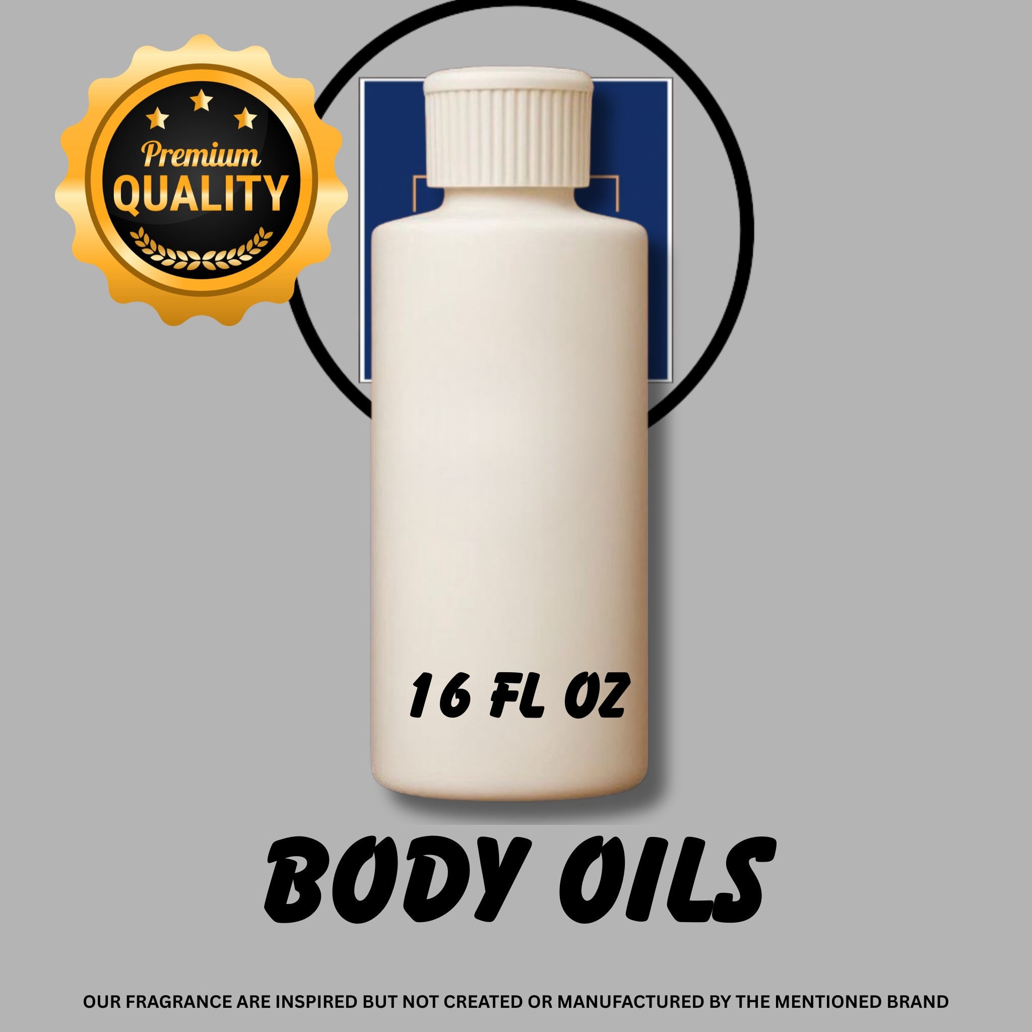 16 oz plastic bottle Body oils