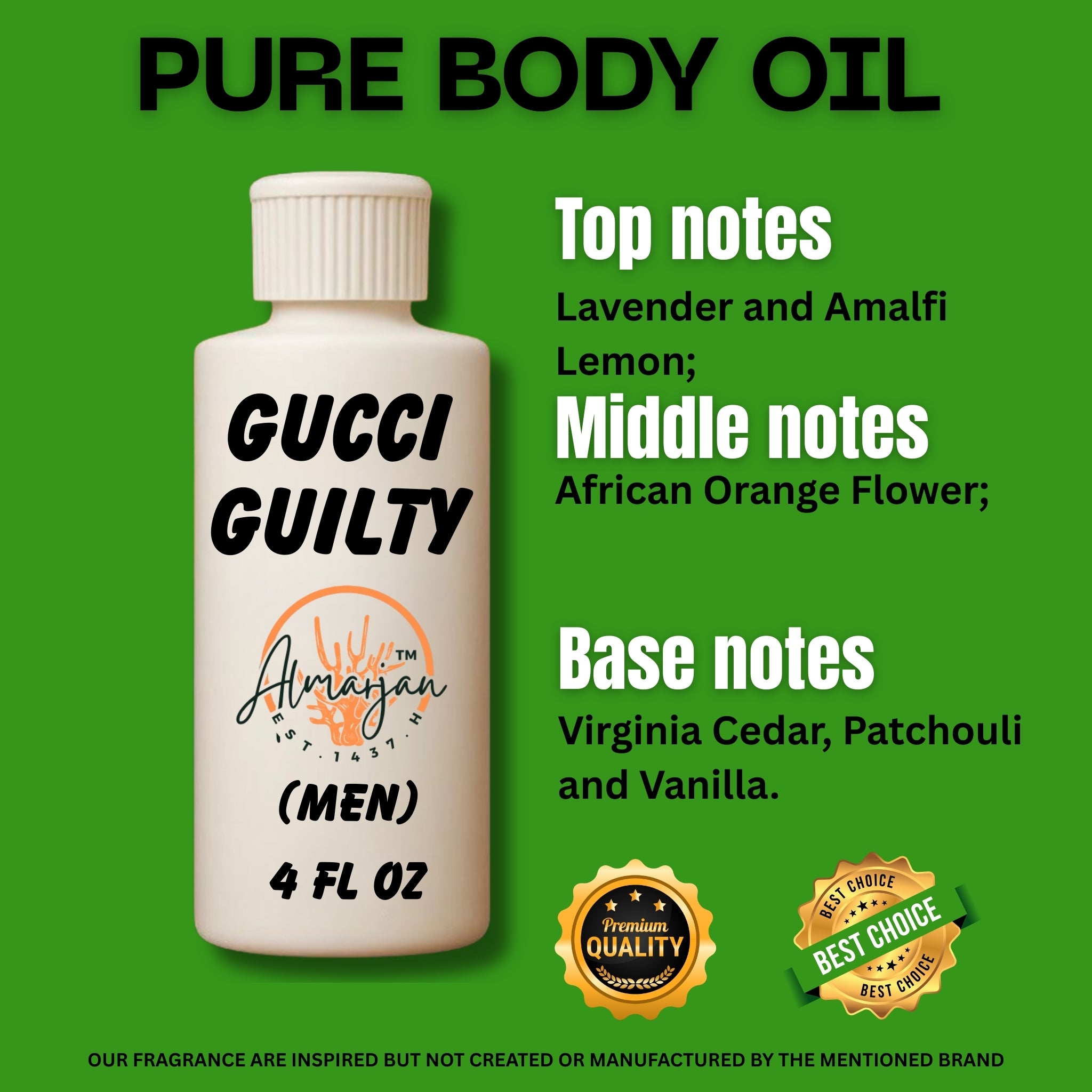 Gucci Guilty type Body Oil
