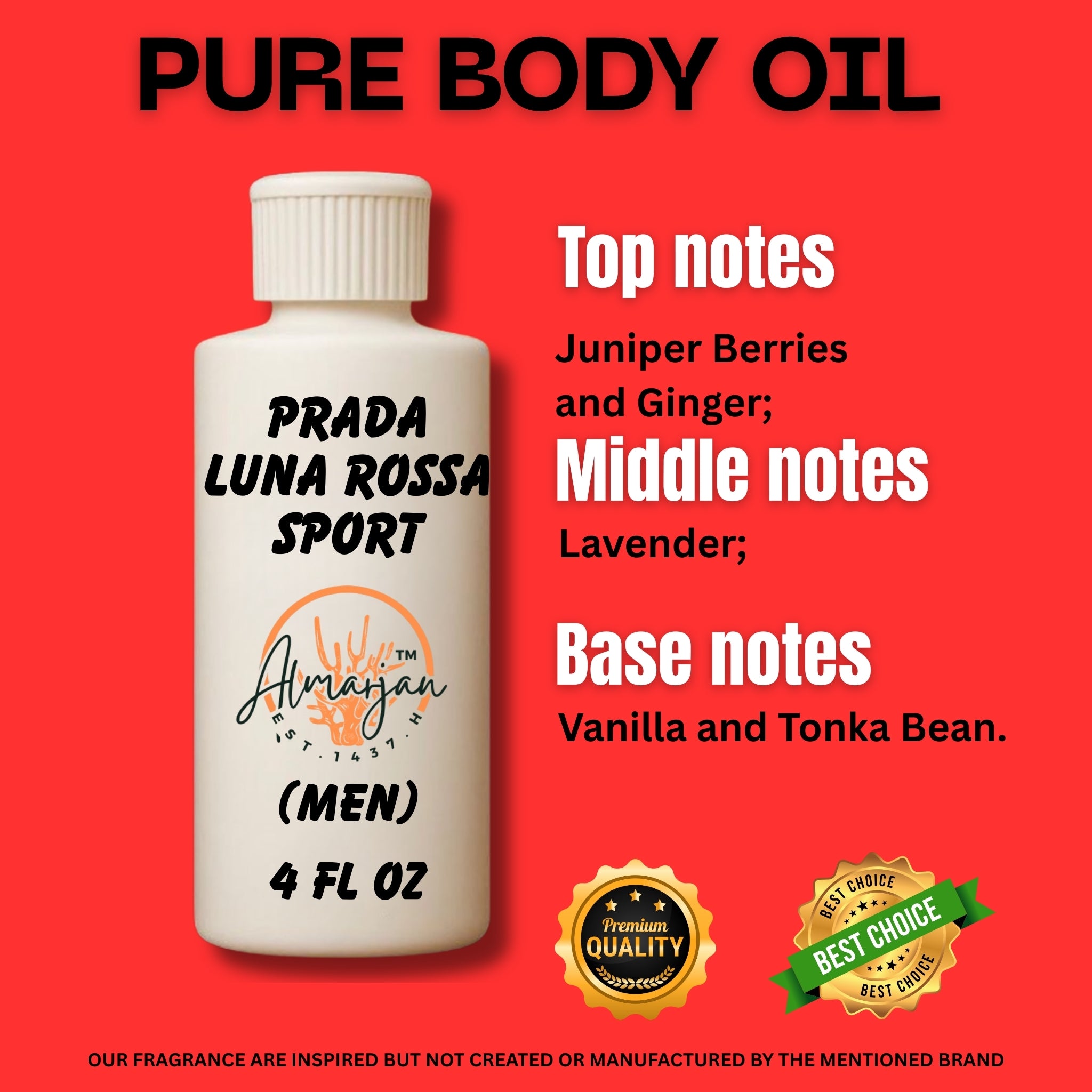 Prada Sport type Body oil