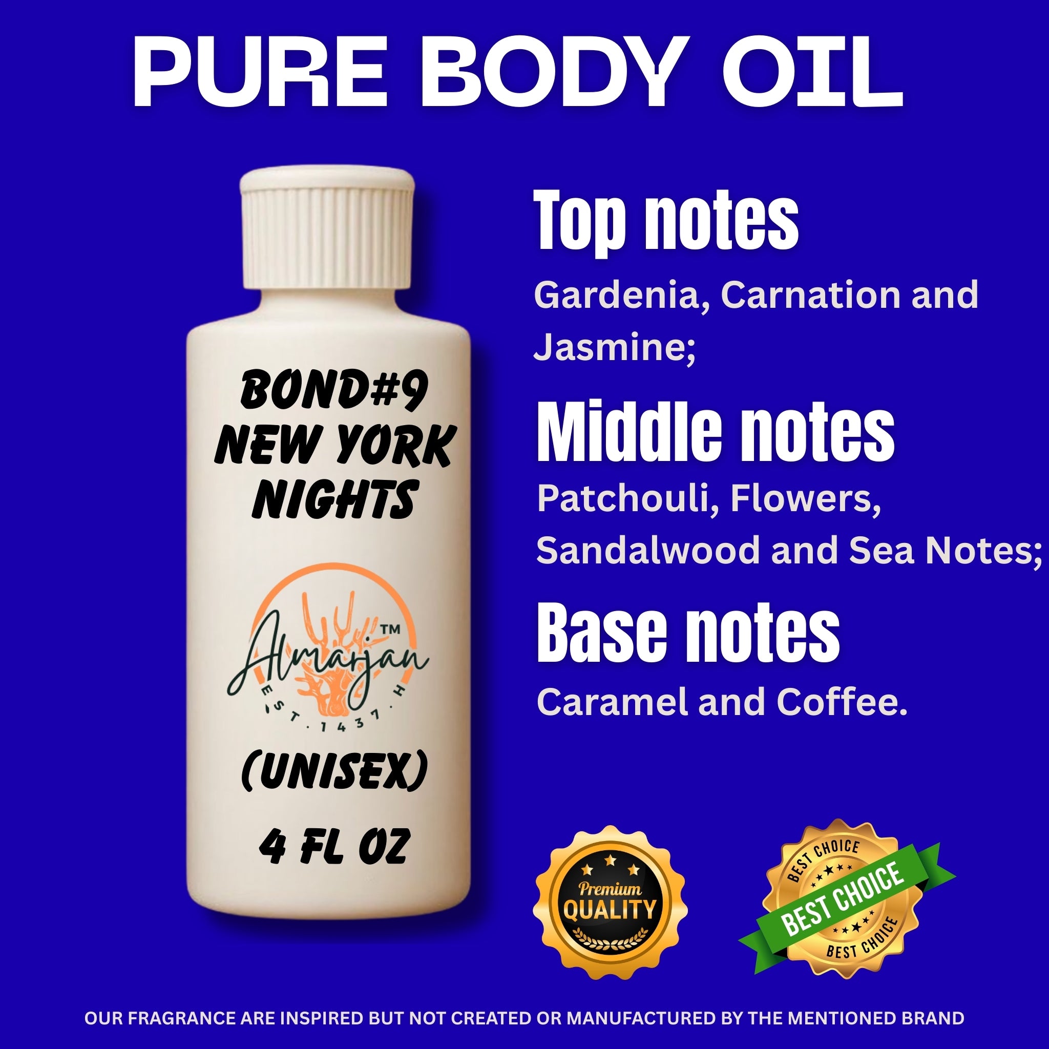 Bond9 New York Nights type Body Oil