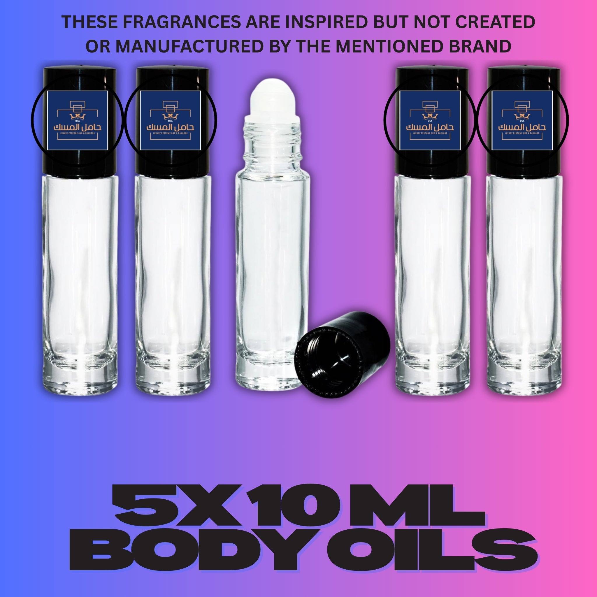 Custom request your top 5 body oils brand Men or Women